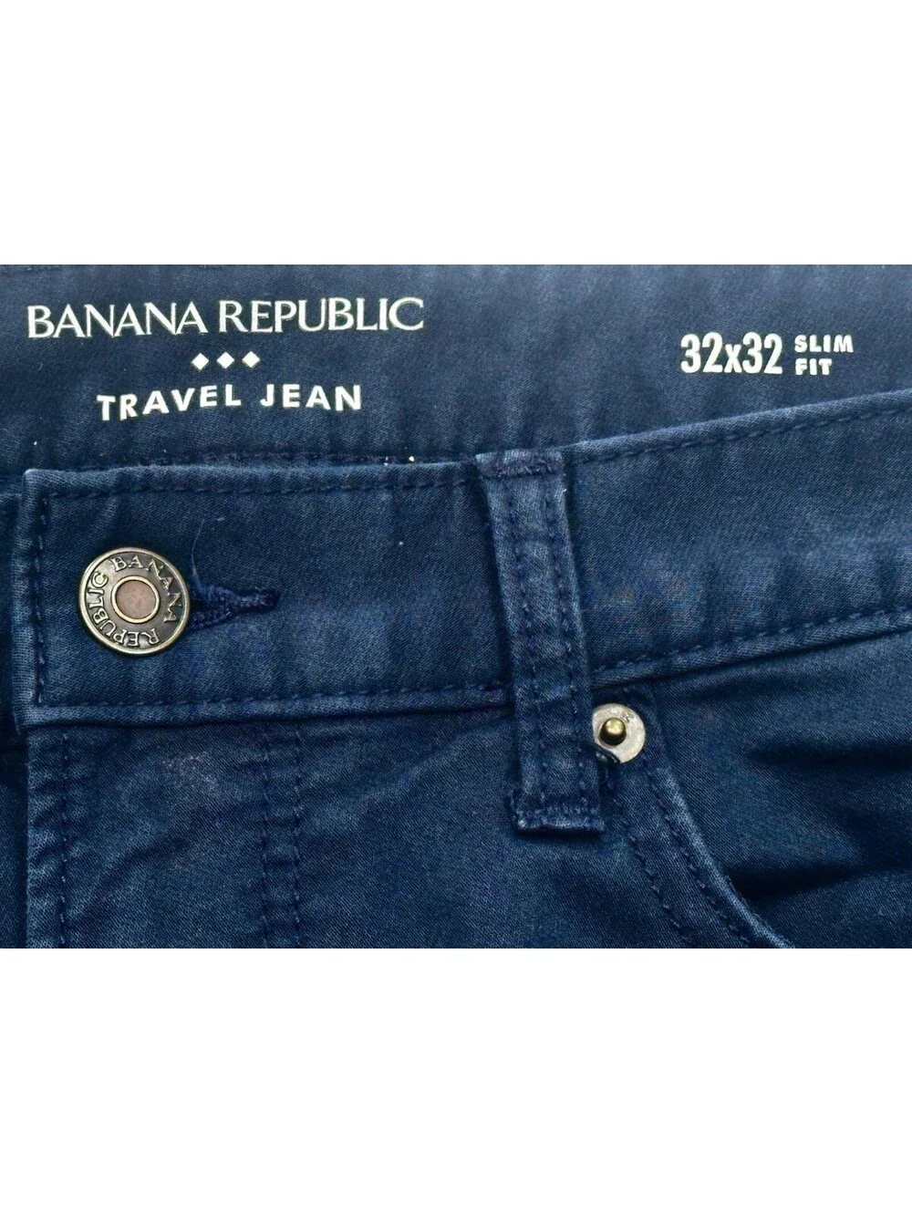 Banana Republic Slim Straight Travel Jeans Blue Mens 32/32